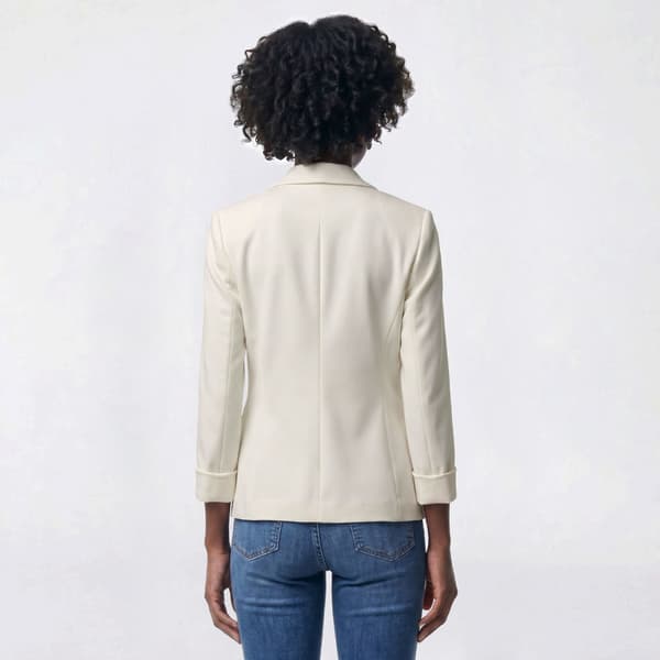 Petite Anne Klein Kissing Front Shawl Collared Blazer