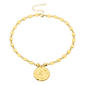 Ashley Cooper(tm) Gold Necklace with Gold Disc Pendant - image 1