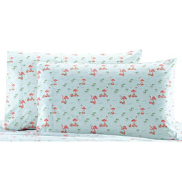 Seaside Resort Flamingo Standard Pillowcase Set