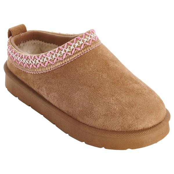 Girls Sugar Kiss Platform Faux Suede Slip-On Boots