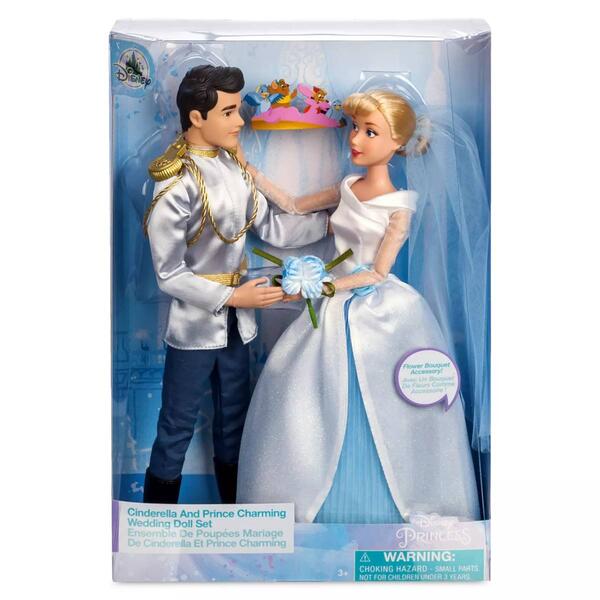 Disney Cinderella & Prince Charming Wedding Doll Set