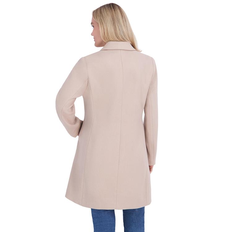 Womens Calvin Klein Single Breasted Walker Coat