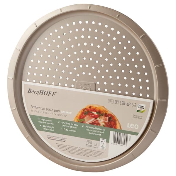 BergHOFF Balance 12.5in. Carbon Steel Perforated Pizza Pan