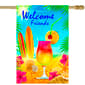 Northlight Seasonal Hello Summer Tropical Beach House Flag - image 1