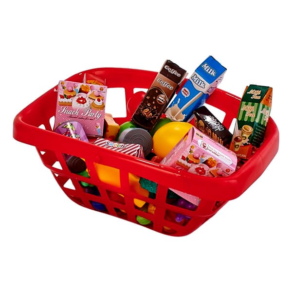 Hunson Harvest Festival 40pc. Food Set in Shopping Basket - image 