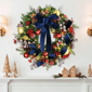 Puleo International 26in.LED Ornament & Pinecone Adorned Wreath - image 2