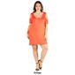 Plus Size 24/7 Comfort Apparel Cold Shoulder Shift Mini Dress - image 4