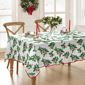 Threadmade Vintage Holly Scallop Border Tablecloth - image 2