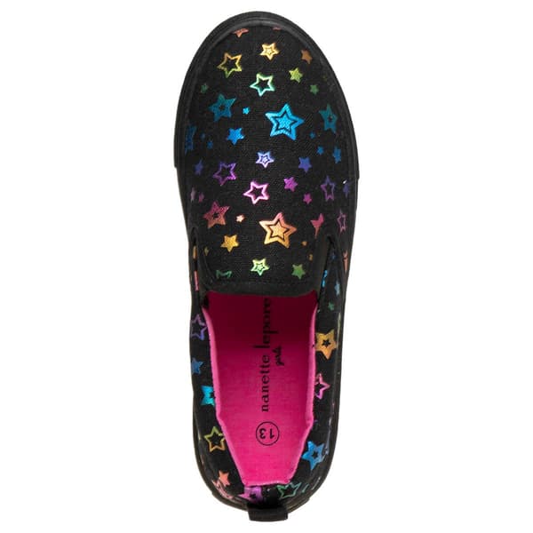 Big Girls Nanette Lepore Stars Slip On Canvas Fashion Sneakers
