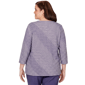 Plus Size Alfred Dunner Grand Bazaar Floral Embroidery Sweater - image 2