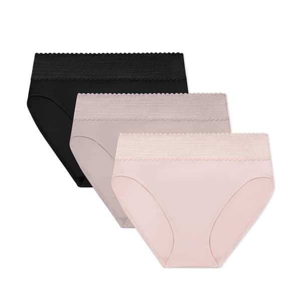 Womens Warners(R) 3pk Cotton High-Cut Lace - image 