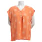 Womens C''est La Vie Dolman Sleeve Airflow Tropical Blouse - image 1