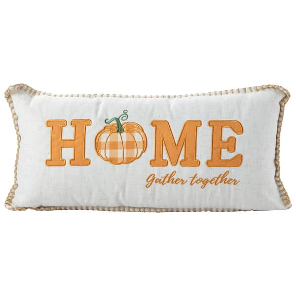 Gather Together Tan Decorative Pillow - 20x10