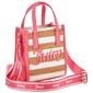 Juicy Couture Stripe Straw Mini Tote - image 3