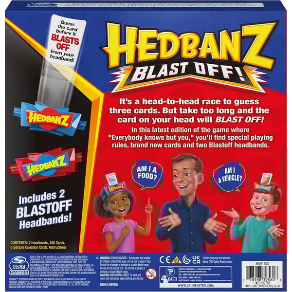 Headbanz Blast Off Game