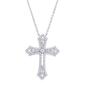 Cubic Zirconia Cross Pendant - image 1