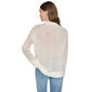 Womens DKNY Jeans Long Sleeve Open Stitch Varsity Logo Sweater - image 3