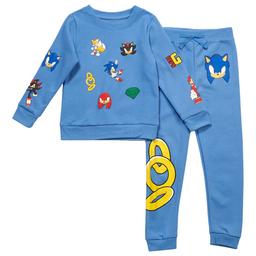 Boys (4-7) Sonic(tm) The Hedgehog Sweatshirt & Jogger Set - Chambray