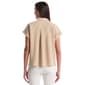 Womens Rafaella® Short Roll Sleeve Button Front Blouse - image 2
