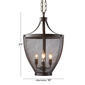 9th & Pike&#174; Brown Iron Vintage Caged Chandelier - image 8