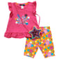 Toddler Girl Rare Too! Star Ruffle Top & Shorts Set with Purse - image 1