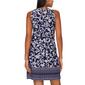 Womens MSK Sleeveless Scroll Pattern Keyhole Back Shift Dress - image 2