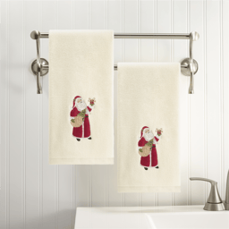 Avanti Santa Gifts 2pk. Hand Towel Set