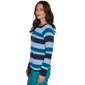 Womens Hearts of Palm Autumn Breeze Long Sleeve Tie Hem Sweater - image 4