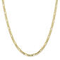 Unisex Gold Classics&#40;tm&#41; 10kt. 4mm 16in. Light Concave Figaro Chain - image 1