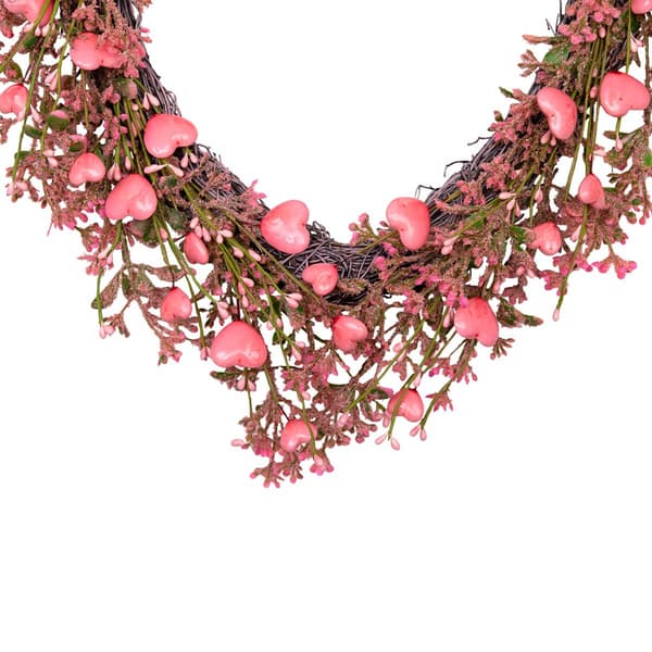 Northlight Seasonal Hearts Artificial Valentine''s Day Wreath