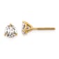 Pure Fire 14kt. Gold Certified 1ctw. Diamond Screw Earrings - image 1