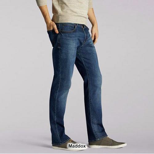 Mens Lee® Extreme Motion™ Straight Fit Jeans