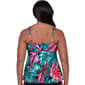 Womens TrimShaper Hot Tropical Tankini Swim Top - image 2