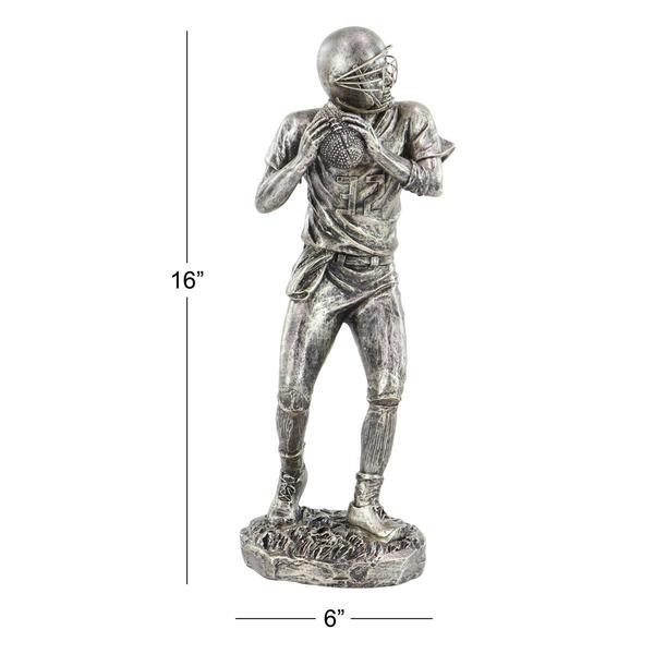 9th & Pike® Football Player Polystone Sculpture