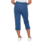 Womens Alfred Dunner Port Side Super Stretch Denim Capris - image 2