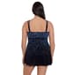 Womens Great Lengths Rainbow Sprinkle Princess Seam Swimdress - image 2