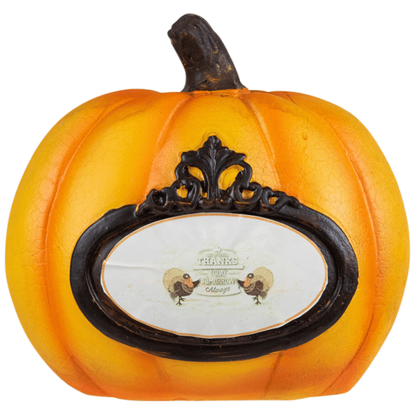 Northlight 3pc Pumpkins "Thanks Today Tomorrow Always" Fall Décor