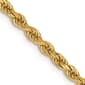 Unisex Gold Classics&#8482; 2.25mm. 14k Diamond Cut Rope Chain Necklace - image 3