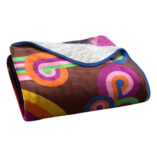 Northwest Willy Wonka Work of Wonka Sherpa Throw