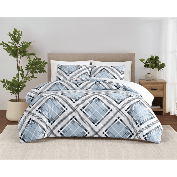Truly Soft Lars Plaid 3pc. Reversible Comforter Set - image 