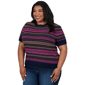Plus Size Ruby Rd. English Countryside Mixed Fair Isle Sweater - image 3
