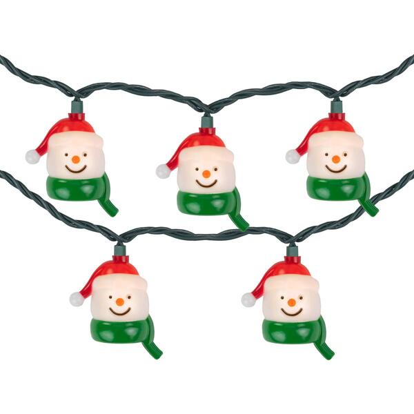 Northlight Seasonal 10ct. Snowman Christmas Light Set - image 