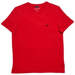 Mens Nautica Ribbed Crew Neck Short Sleeve Tee