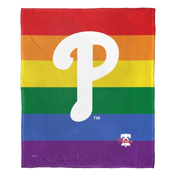 Northwest Philadelphia Phillies Pride Series Silk Touch Throw - image 