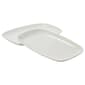 Home Essentials Set of 2 12in. Porcelain Rectangle Tray - image 1