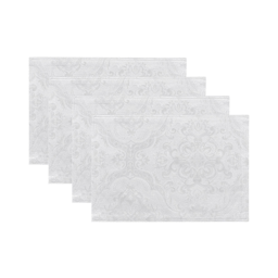 Threadmade Caiden Elegance Damask Placemat - Set of 4