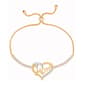 Accents by Gianni Argento Diamond Accent Mom Heart Bracelet - image 1