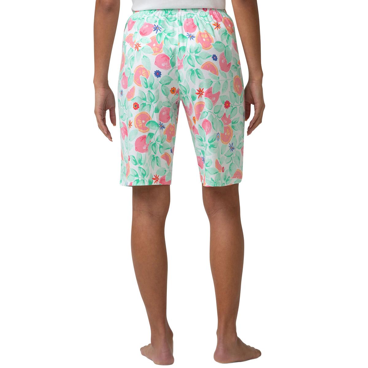 Womens HUE Squeeze Please Printed Bermuda