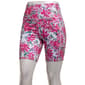 Womens BSP Performance Floral Fuchsia Bike Shorts - image 1