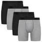 Mens Hanes Ultimate® Core 4pk. Boxer Briefs - Black/Grey - image 3